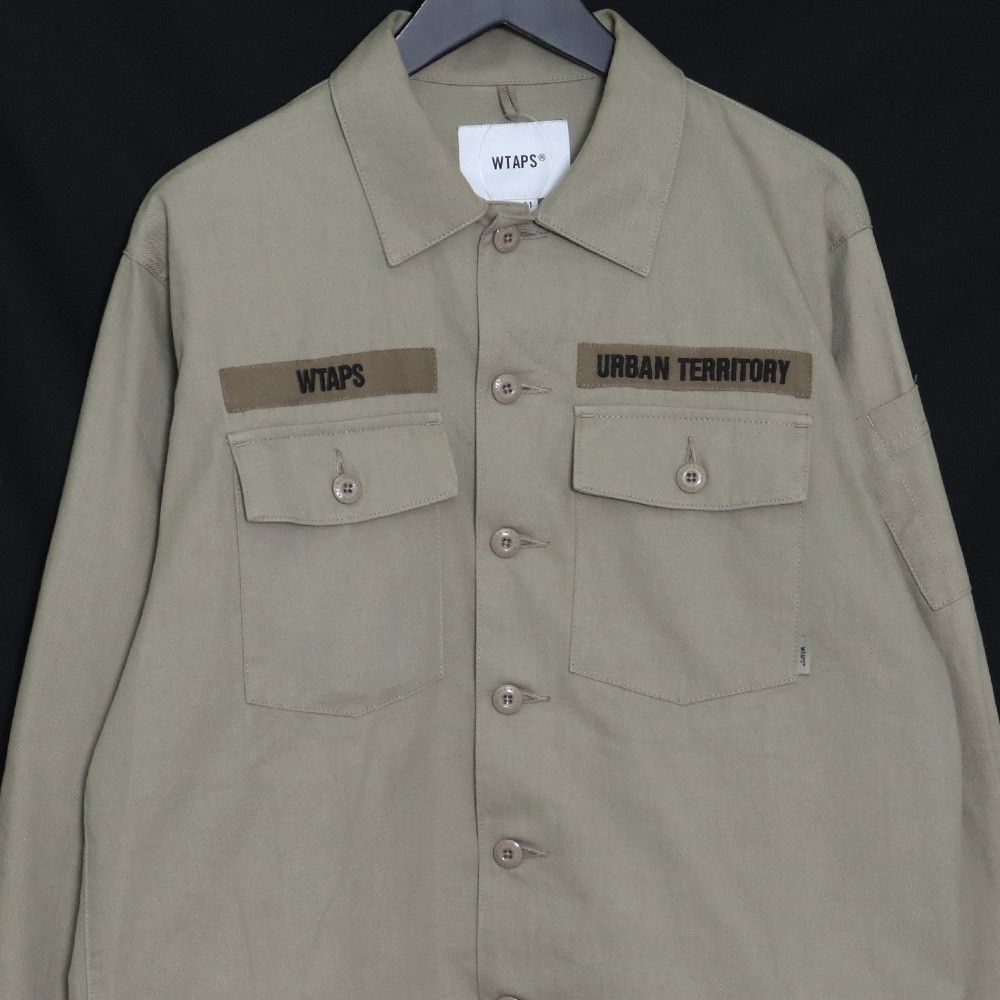 トップス wtaps BUDS/LS/COTTON.SERGE W)taps - 名作 21AW WTAPS BUDS / LS / COTTON. SERGEの通販 by