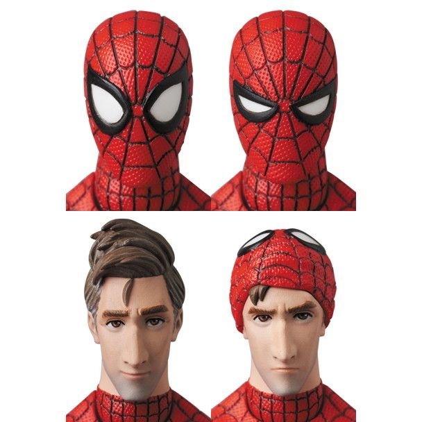 Parker - マフェックス No.235 MAFEX SPIDER-MAN(Peter B. Parker)(ピーター・B・パーカー) RENEWAL Ver. スパイダーマン:スパイダーバース 完成品 可動フィギュア メディコム・トイ Amazon.com: MEDICOM TOY MAFEX No.235 Spider-Man (Peter B
