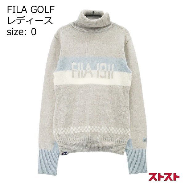 FILA GOLF フィラゴルフ アルパカ混タートルネックニットセーター