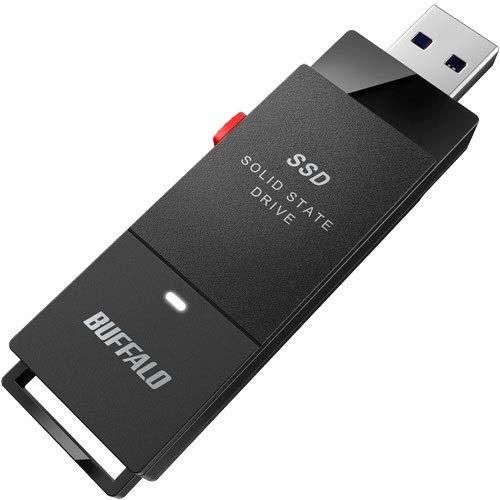 バッファロー SSD-PUT500U3-BKA TV対応 PC向USB3.2 Gen1 スティック型外付SSD