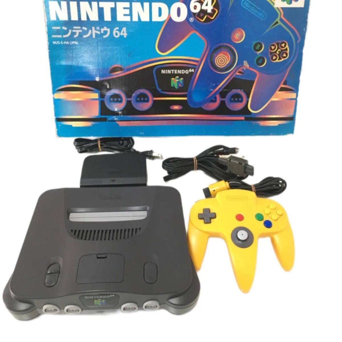 ニンテンドー64 NINTENDO64 本体 NUS-001(JPN) 任天堂 動作品 動作確認 