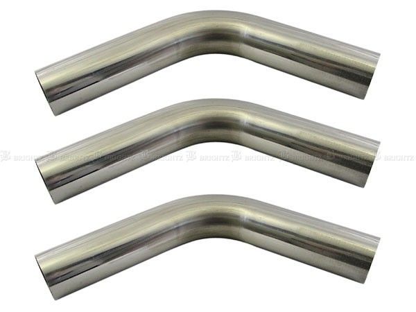 70Φ 60度 ステンレス 曲げパイプ 1.5mm厚 3PC