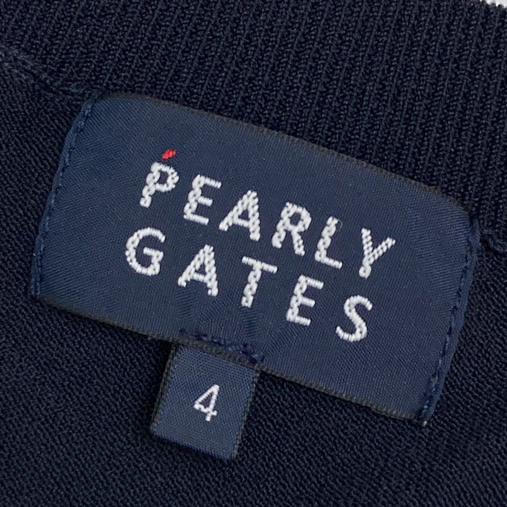 サイズ：4 PEARLY GATES パーリーゲイツ 2024年 ニット セーター  ネイビー系 [240101442726] ゴルフウェア メンズ ストスト サイズ：4 PEARLY GATES パーリーゲイツ 2024年 ニット セーター