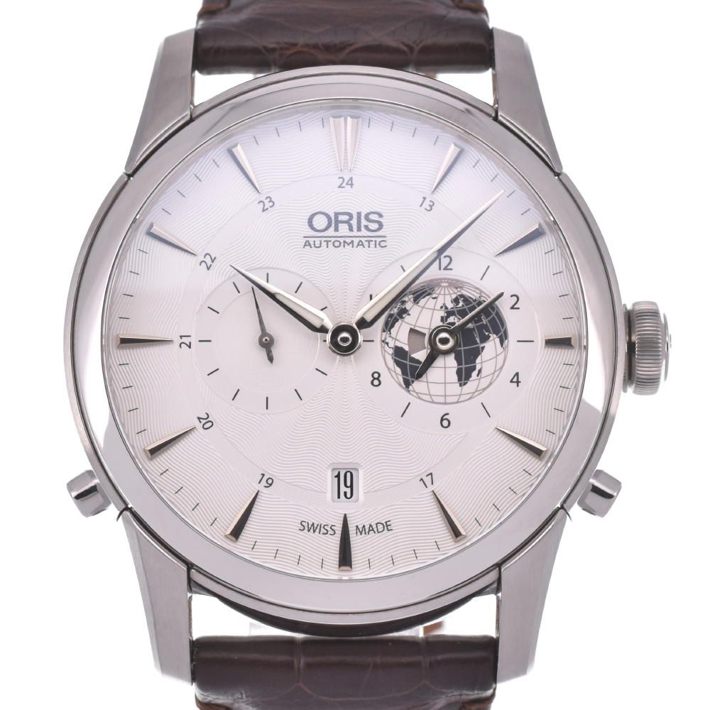 オリス ORIS 690 7690 4081D アートリエ グリニッジミーンタイム