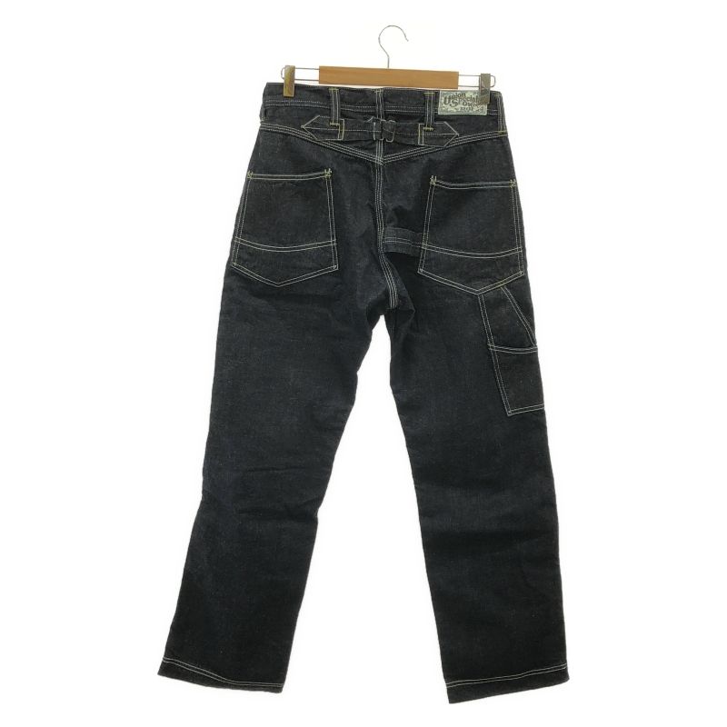 中古】FREEWHEELERS DERRICKMAN ダブルニーデニムペインター 中古】FREEWHEELERS DERRICKMAN ダブルニーデニムペインター