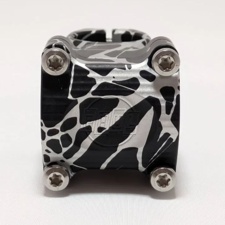 新品未使用】WILDE BICYCLE CO. Paul Zebra Splatter Boxcar Stem 50mm
