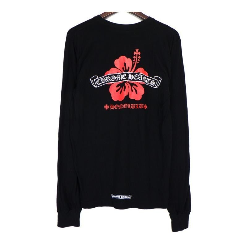 クロムハーツ CHROME HEARTS CH L S LTD ホノルル バックプリント 長袖 カットソー s4691