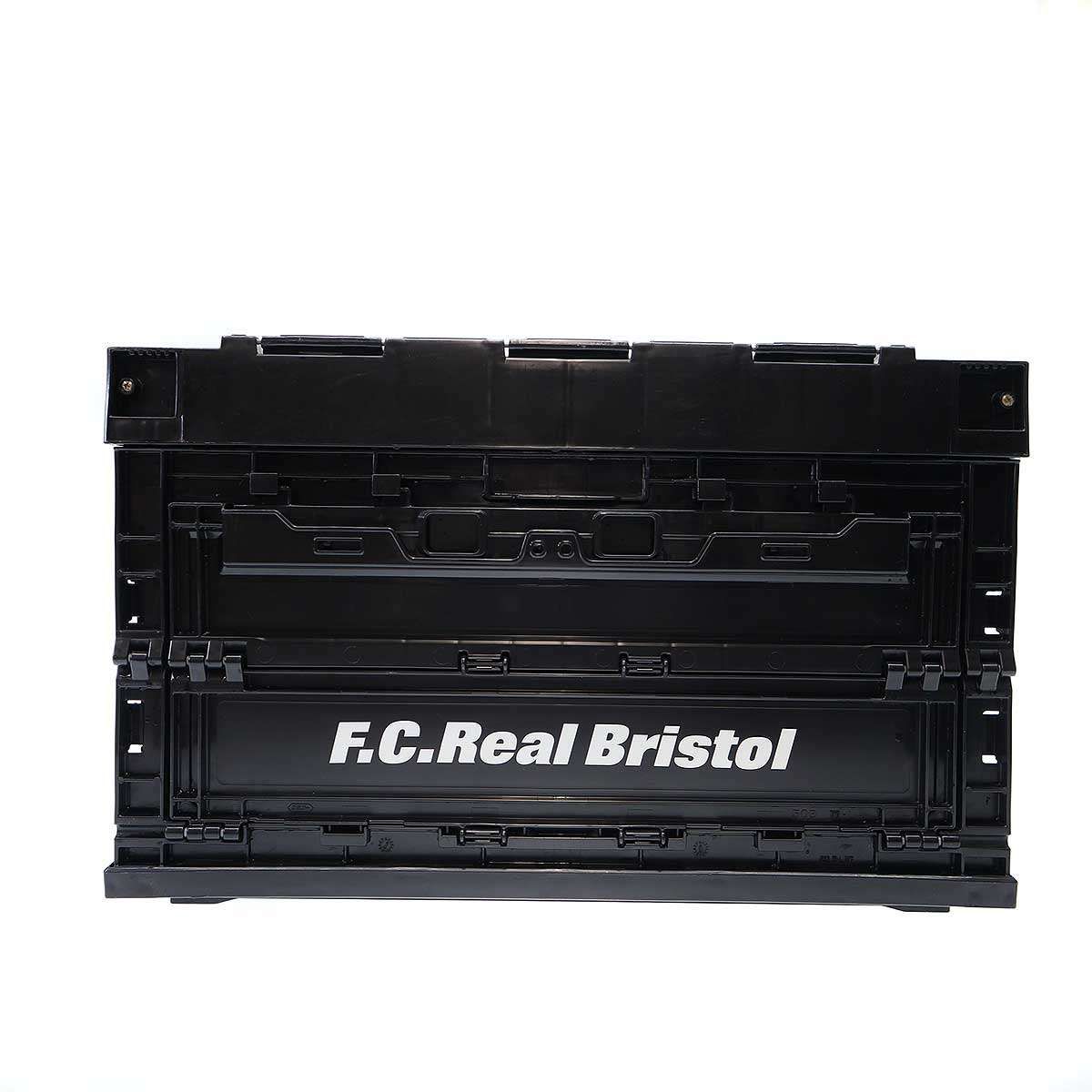 F.C.Real Bristol(FCRB) エフシーアールビー FOLDABLE CONTAINER フォルダブル コンテナ ボックス ブラック -  メルカリ