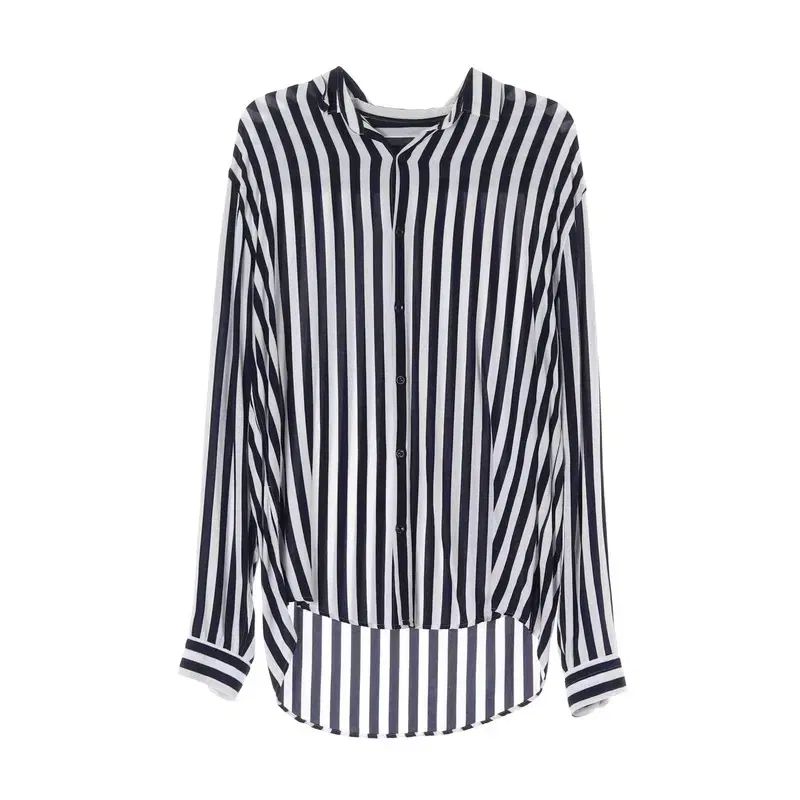 スペイン発送 ZARA リラックスフィットストライプシャツ 最新作 スペイン発送 ZARA リラックスフィット ストライプシャツ 最新作