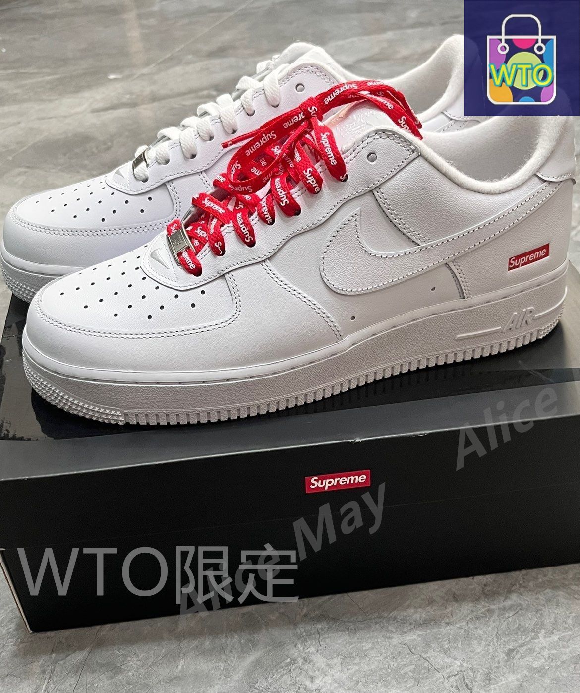 supreme x nike air force 1 low ナイキ カジュアルスニーカー