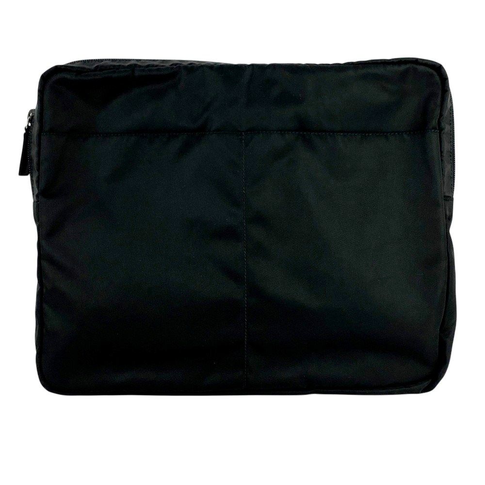 プラダ PC ポーチ パソコン ビジネス トライアングル ロゴ ナイロン テスート ブラック NERO 440397 5