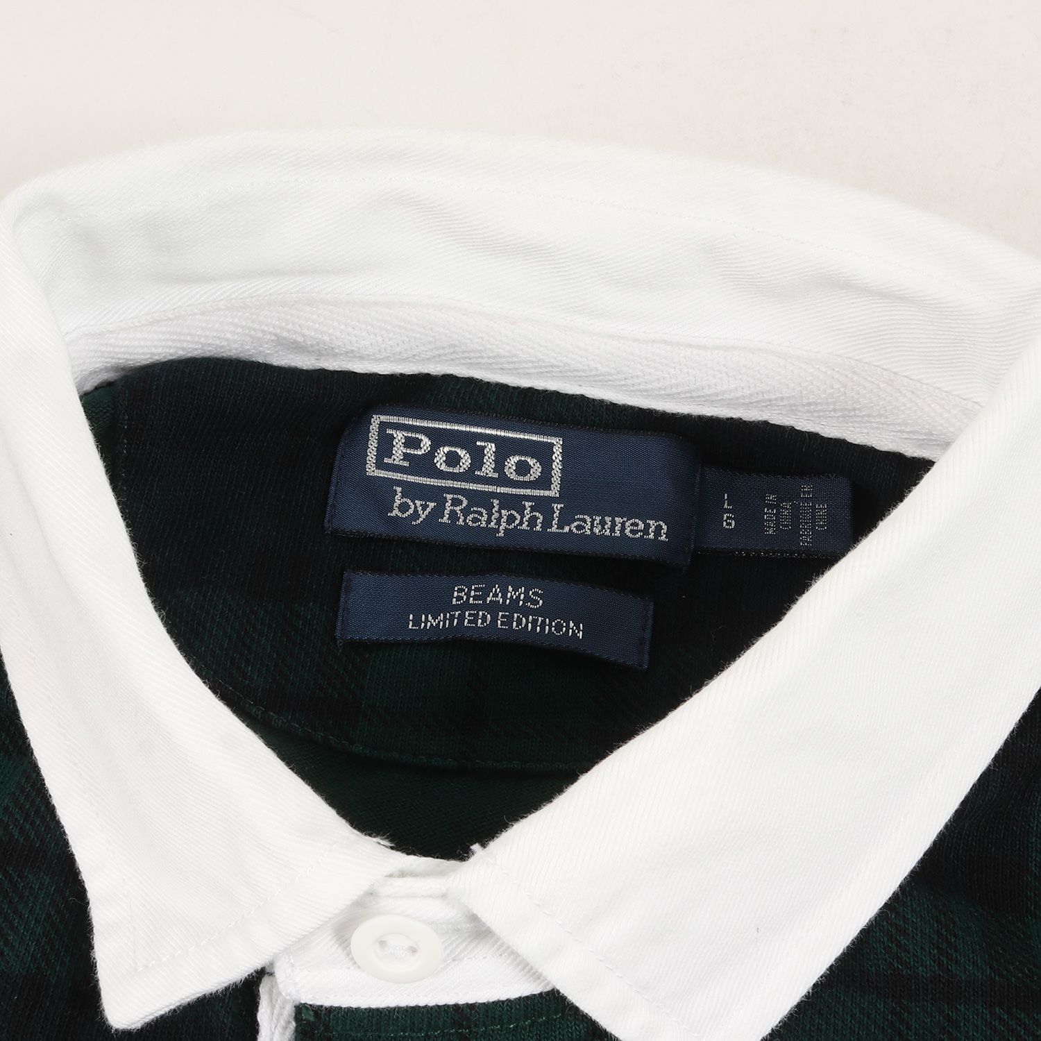 BEAMS 別注 POLO RALPH LAUREN ラグビー シャツ - www