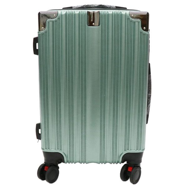 旅行かばん・小分けバッグ K-Hiro HIRO キャリーケース グリーン Sサイズ 約40L PC＋ABS樹脂製 TSAロック