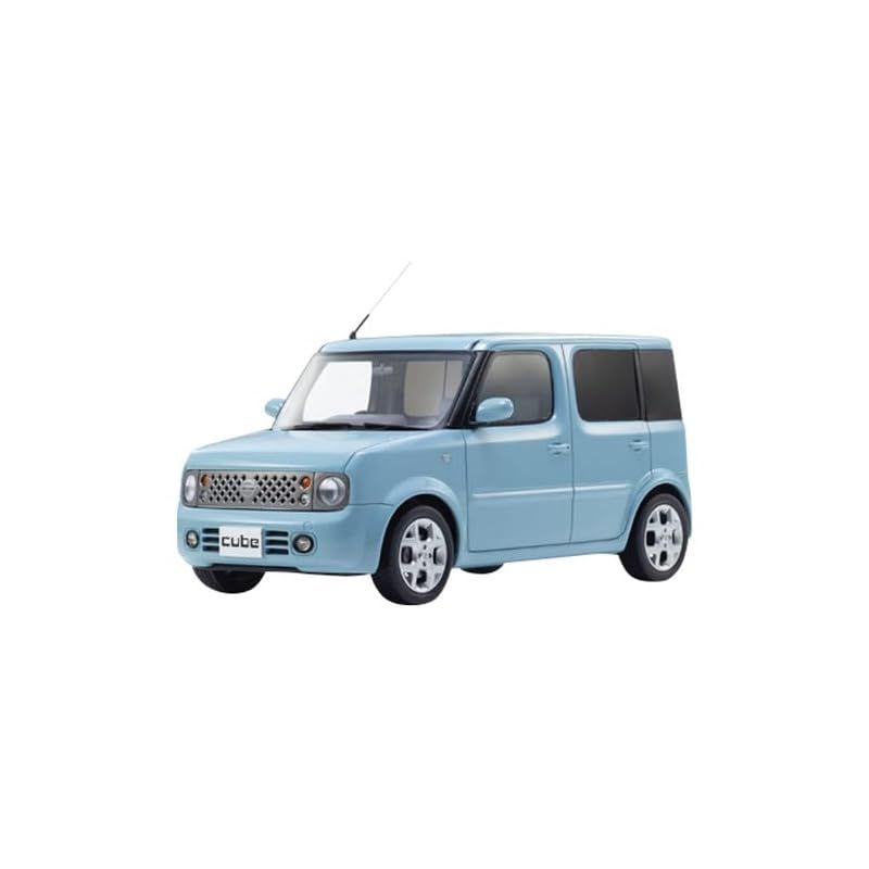 samurai 1|18 日産 キューブ エアブルー 完成品