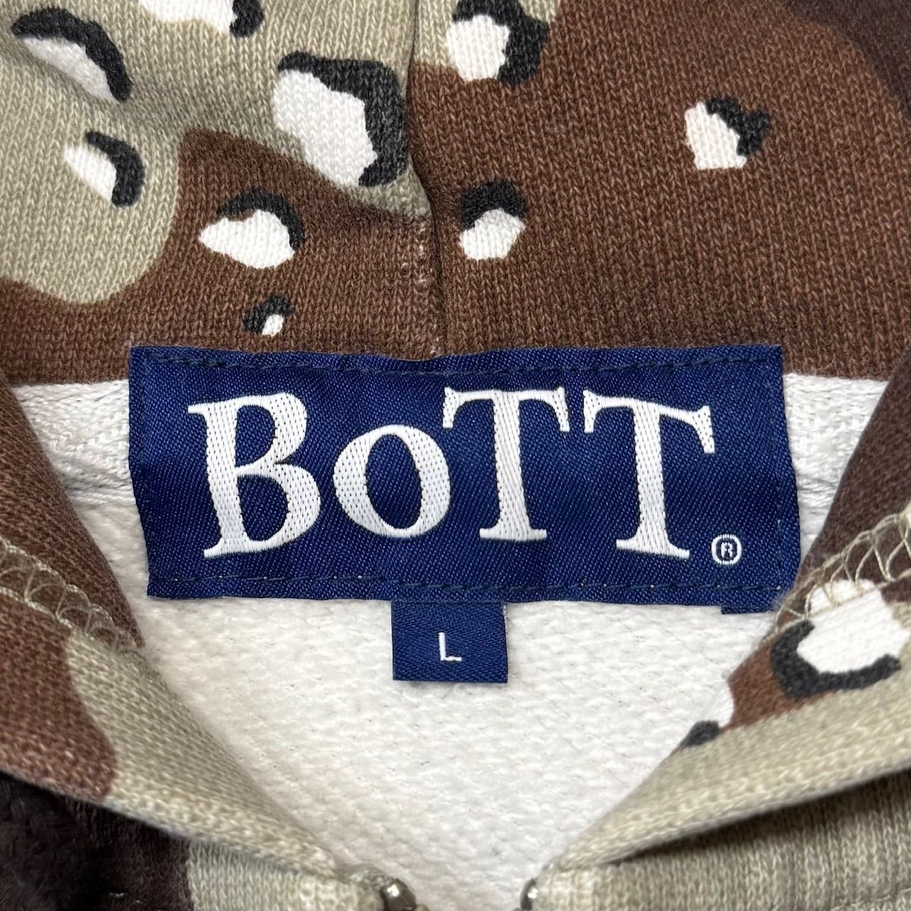 参考上代27500円 未使用品 BoTT 25SS Desert Camo Zip Hoodie