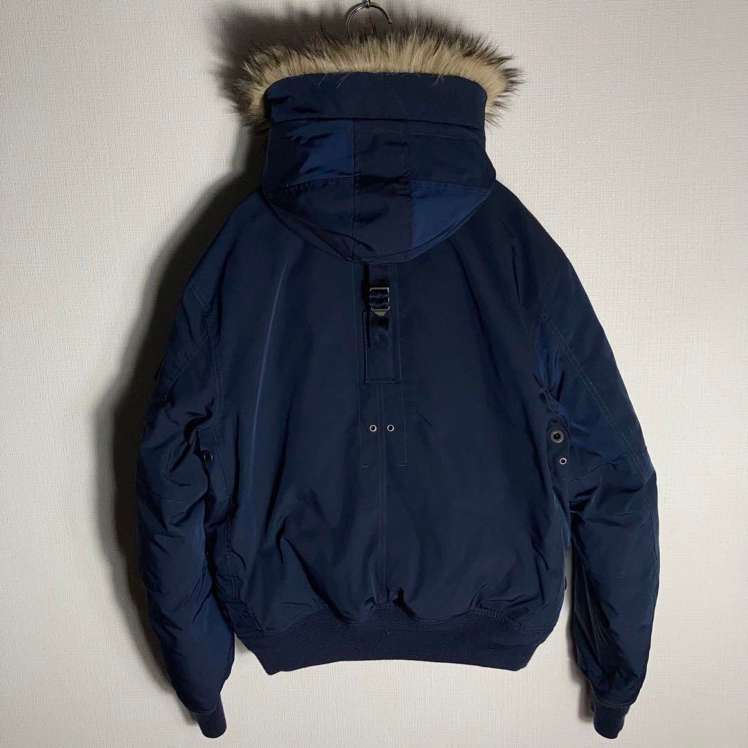 美品★ポロラルフローレン N-2B フライトジャケット ダウン 紺 S　C607 美品】RALPH LAUREN N-2B ダウン フライトジャケット 紺 S