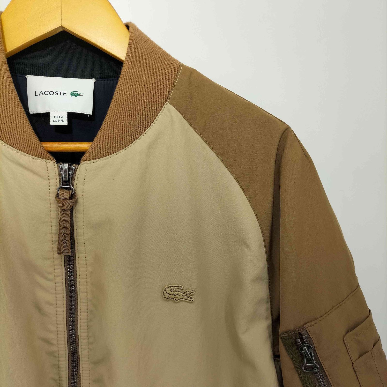 ラコステ LACOSTE リバーシブルボンバージャケット メンズ M/L - メルカリ