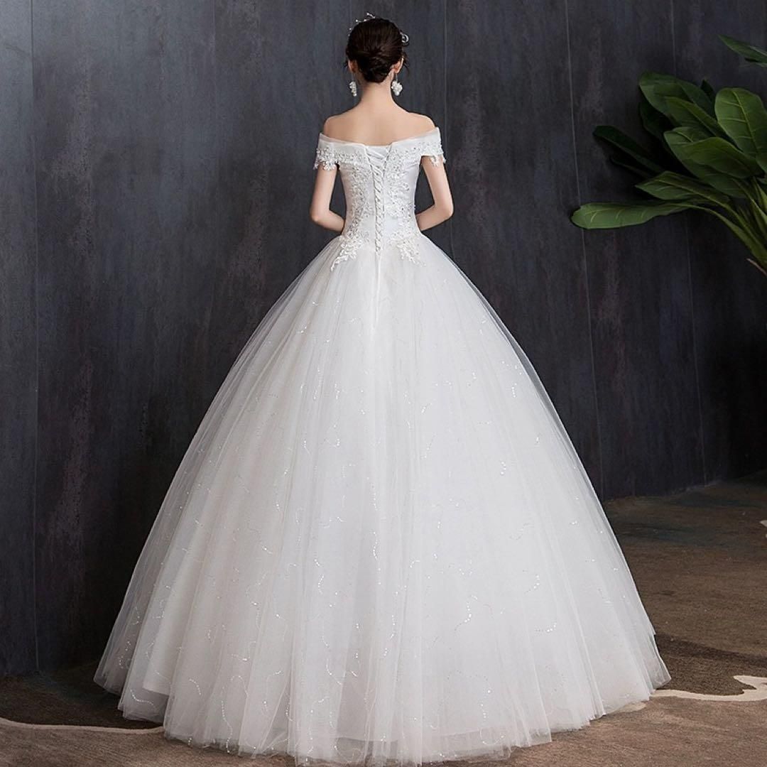 新品 未使用 ウェディングドレス エレガントな魅力 結婚式 前撮り 結婚 