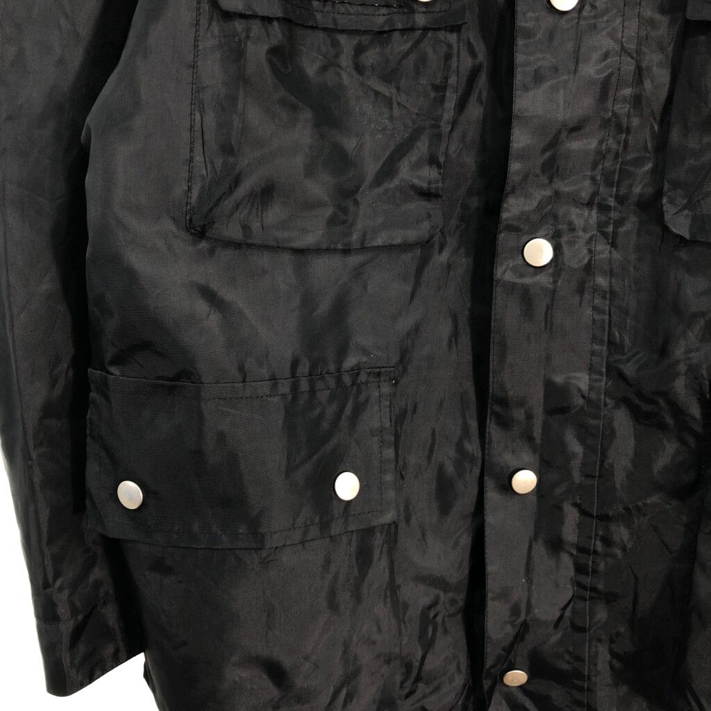 Belstaff ベルスタッフ ナイロン モーターサイクルジャケット ブラック (メンズ M相当) 中古 古着 R3590