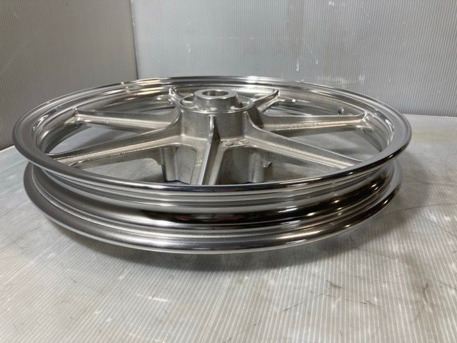 KAWASAKI Z250FT フロントホイール バレル研磨仕上げ KZ250A- カワサキ