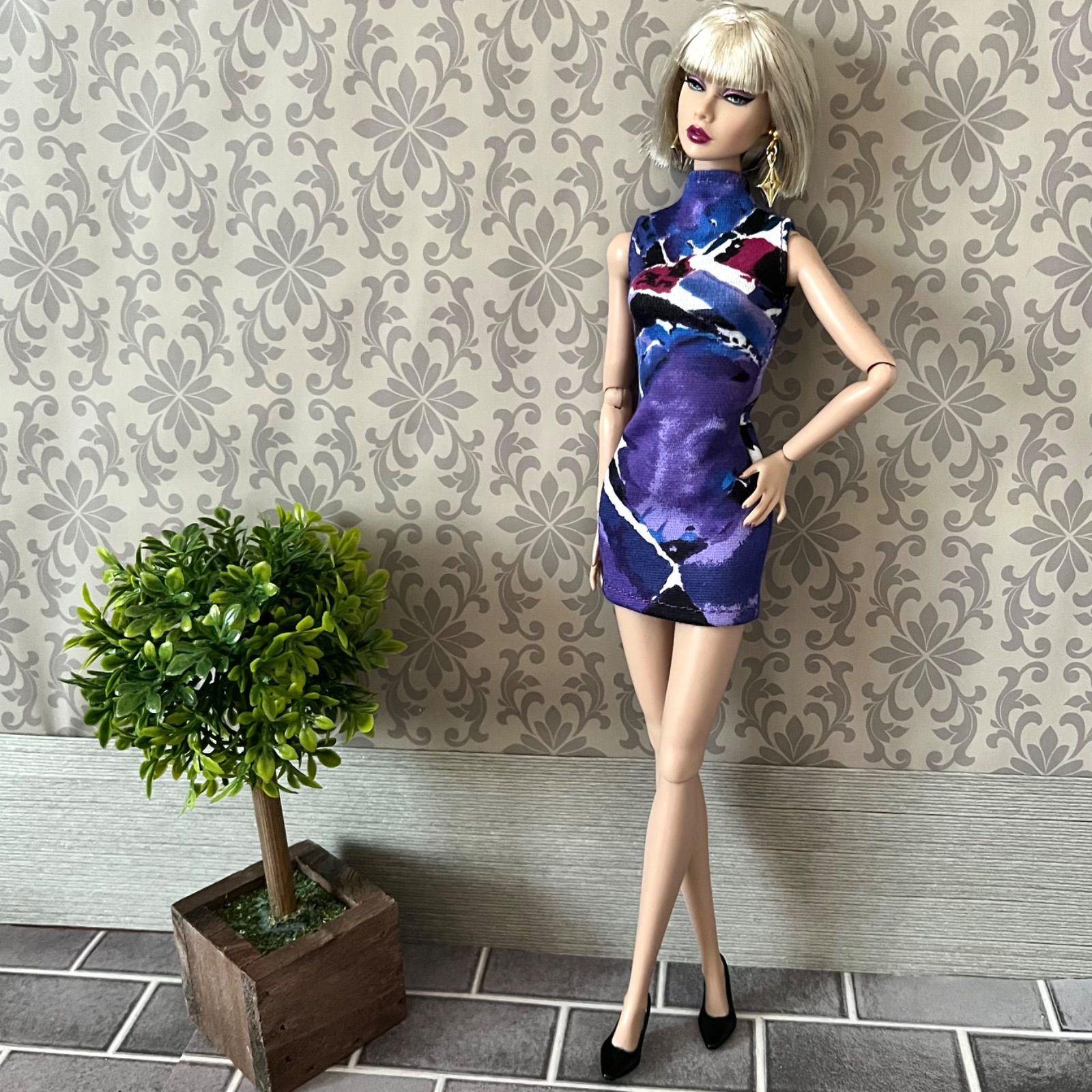 低価格貴重　Barbie　バービー人形着せ替えセット　ドールセット　ドール衣装セット　ドール服　ドール小物　現状品 洋服