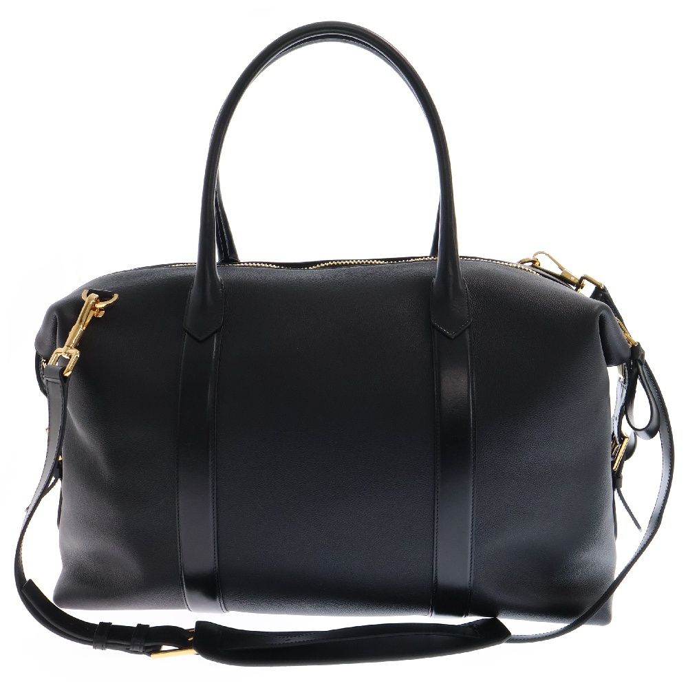 COACH コーチ 5404 2way ボストンバッグ レザー 黒 無地 4万円以上の