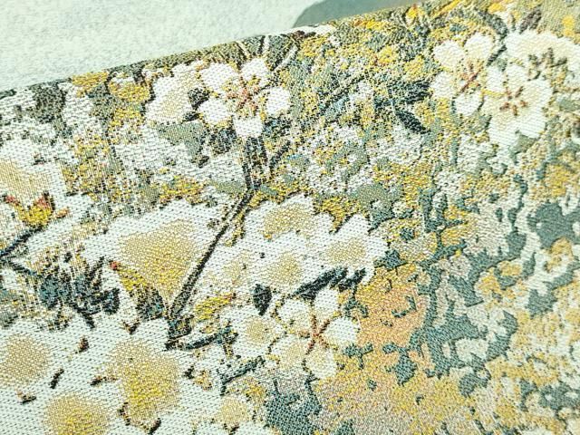 平和屋本店□極上 西陣 とみや織物謹製 とみや帯 六通柄袋帯 点描織
