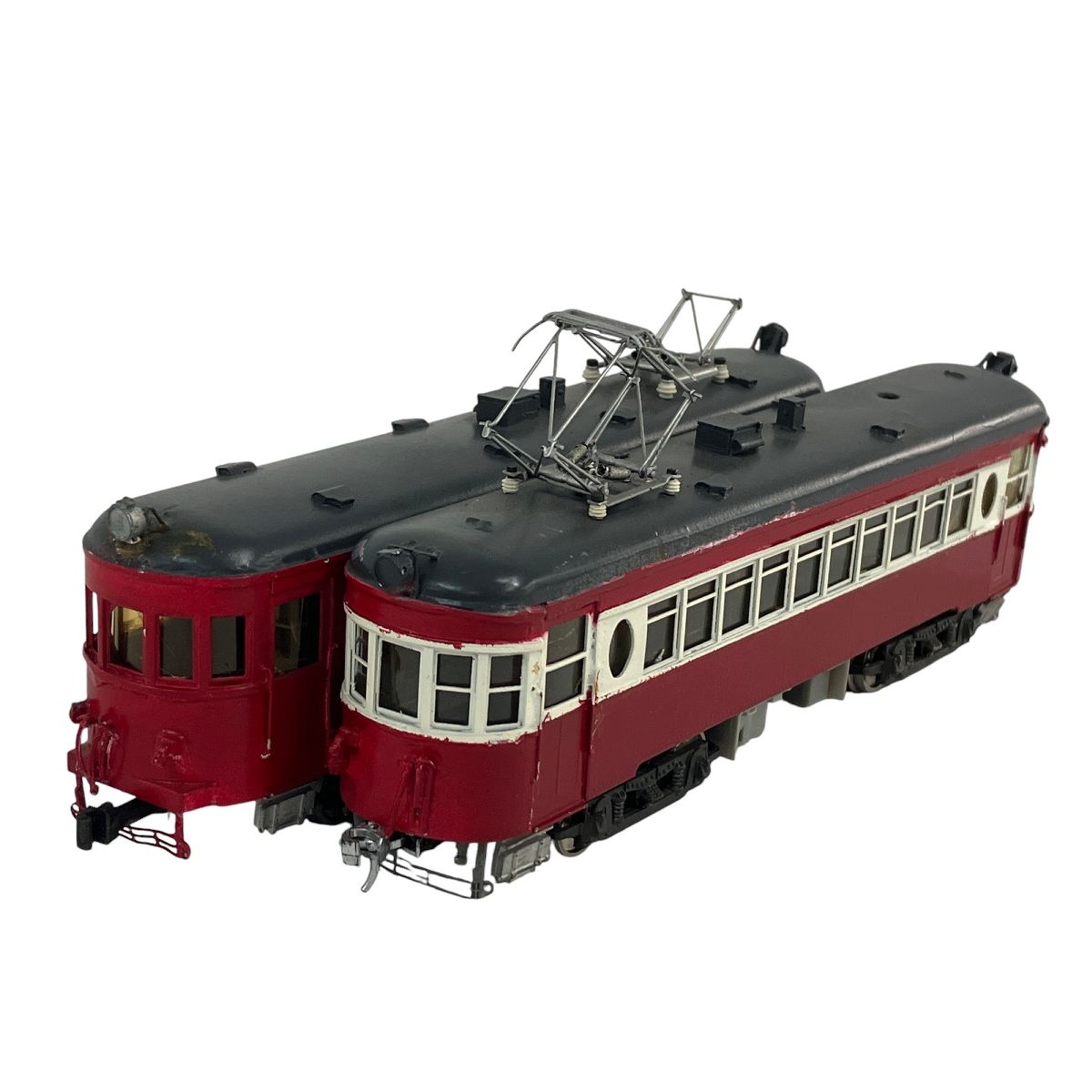 メーカー不明 名鉄 モ510+モ520 スカーレット 簡易急行色 2両 メーカー不明 名鉄 モ510+モ520 スカーレット 簡易急行色 2両