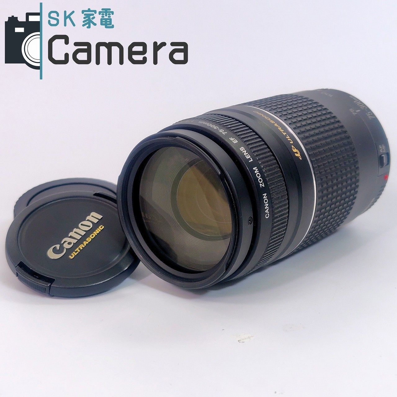 Canon EF 75-300mm F4-5.6 III USM キャノン キャップ フィルター付