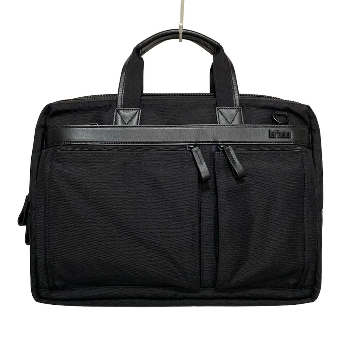 hartmann ハートマン ビジネスバッグ - 黒 コップス 3 ダブルコンパートメントブリーフ エキスパンダブル