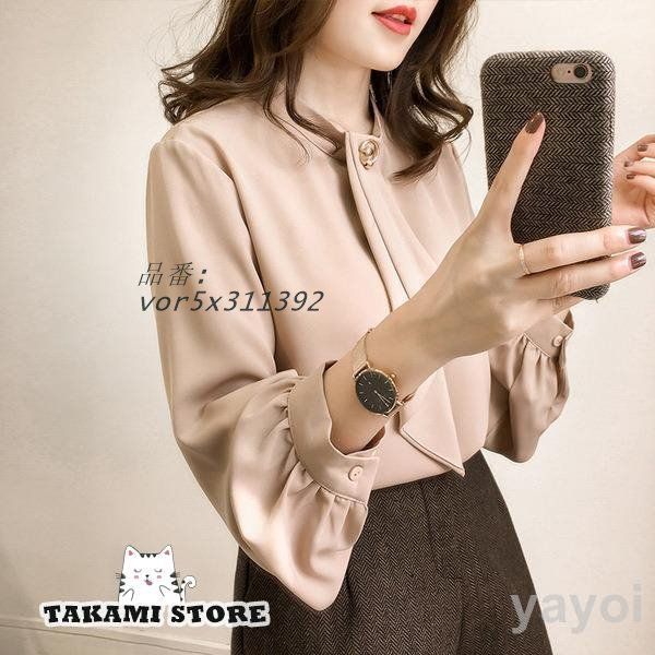 シフォン ブラウス パフスリーブ ふんわり バルーン袖 長袖 シャツ レディース 丸首 シャツブラウス とろみ ゆったり 着痩せ 大人女性 楽天市場】時間限定11%OFF ブラウス 長袖 レディース 即納