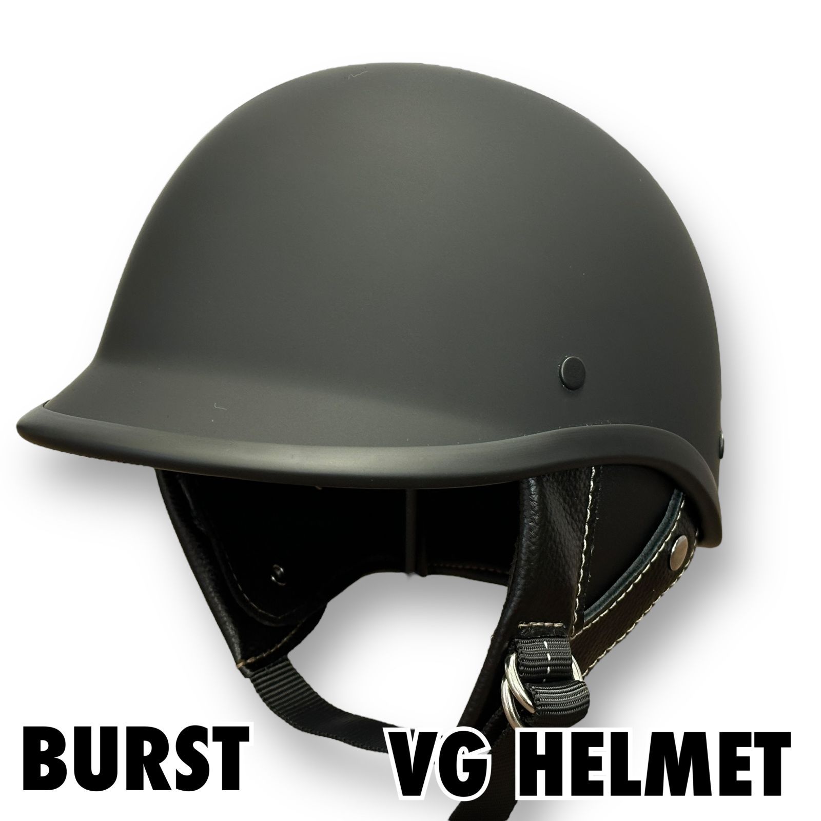 BURST VG HELMET MATTE BLACK マットブラック 黒 バースト ジョッキー 