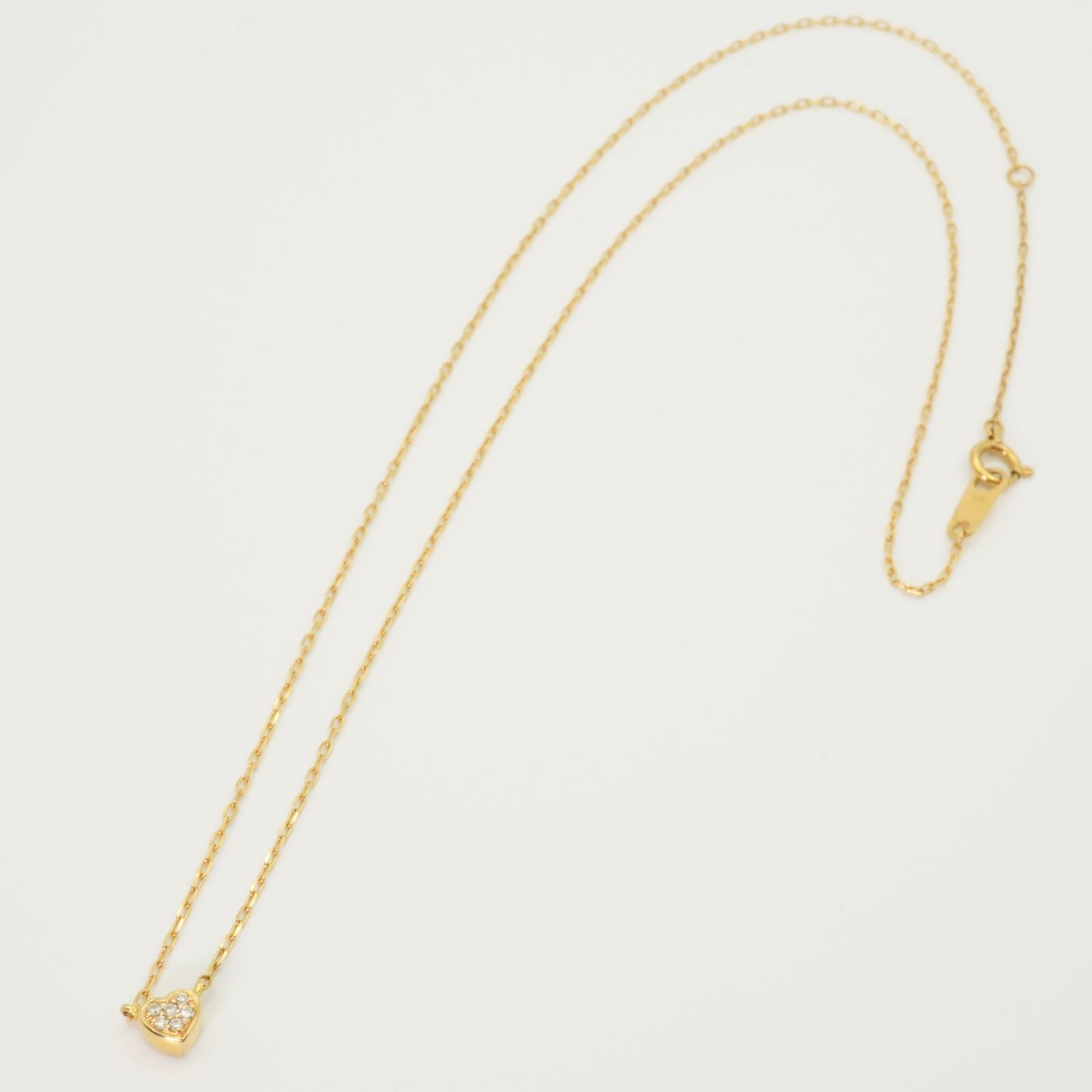 ベルシオラ ネックレス K18 ベルシオラ K18 ダイヤ ネックレス 0.14ct