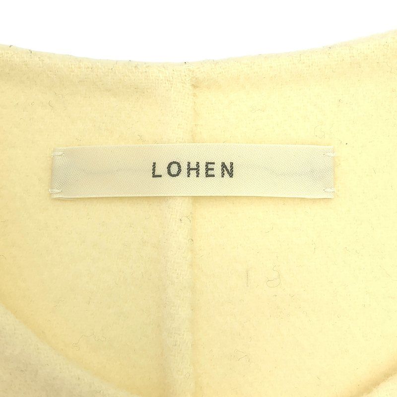 LOHEN / ローヘン | バックフォルム リバー ZIP ブルゾン コート