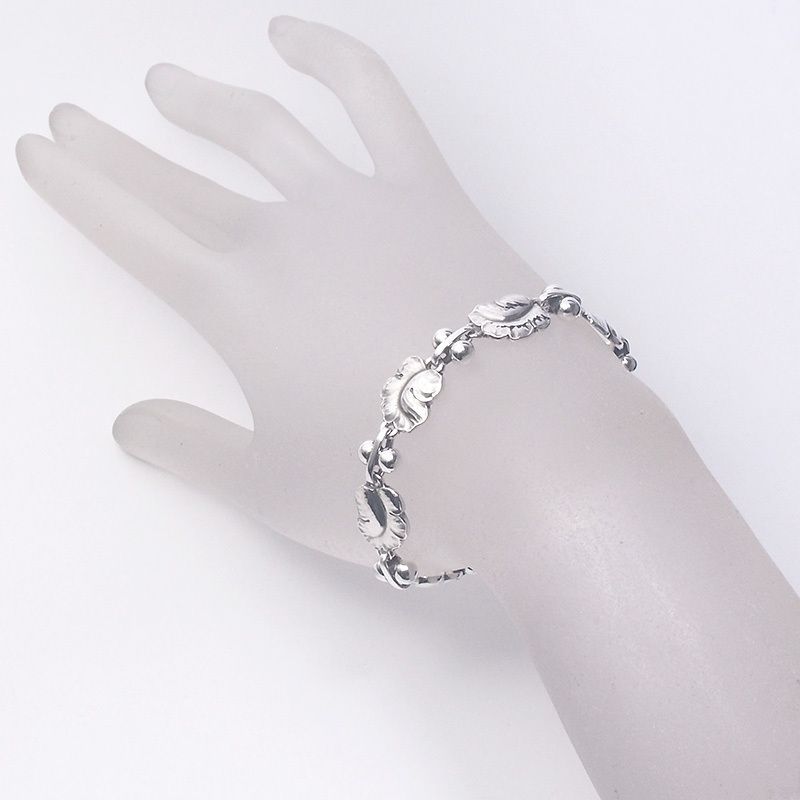 美品 ブレスレット ♯96 ジョージジェンセン/  Georg Jensen/ジョージジェンセン】 ムーンライトグレープ 96