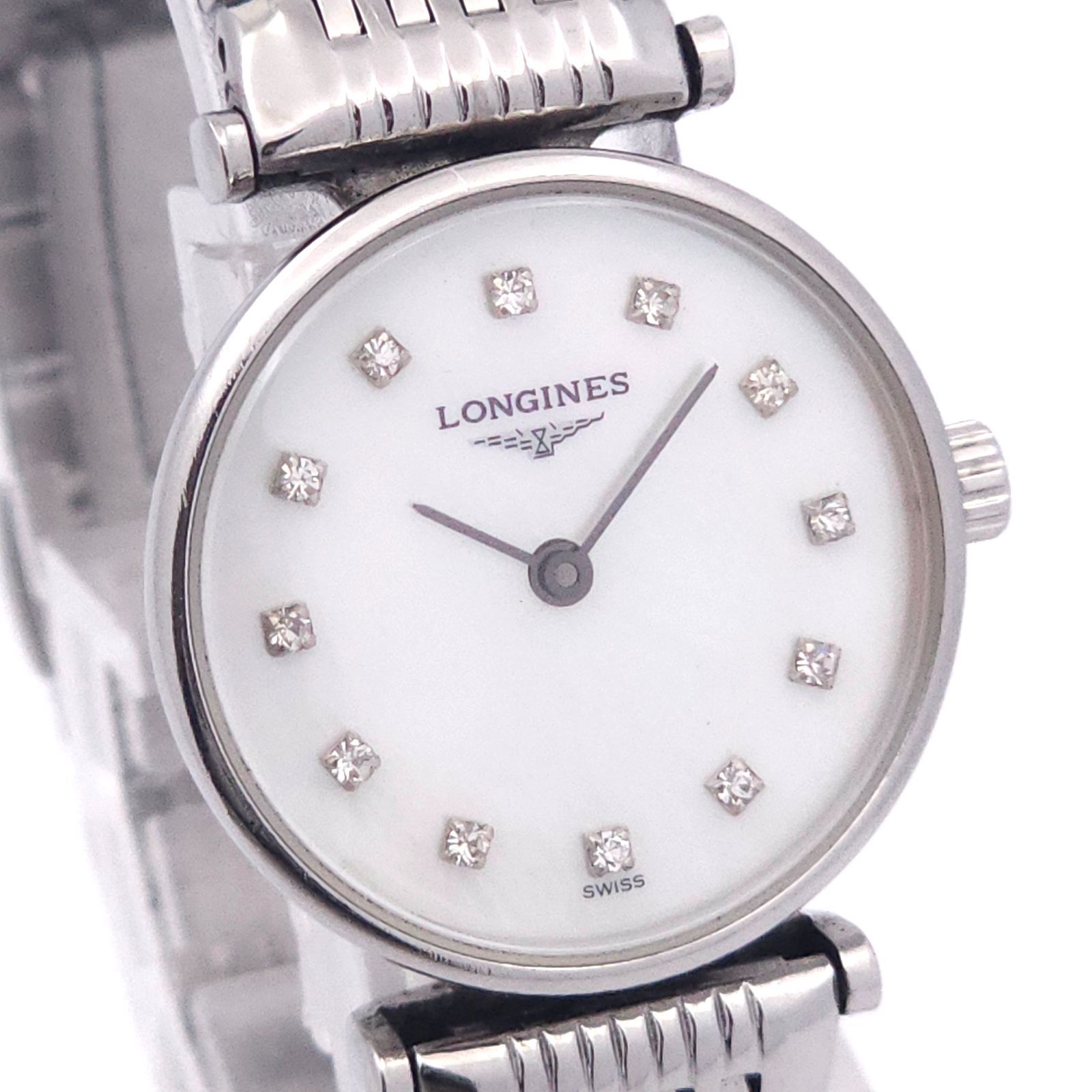 1円スタート】【良品】 LONGINES ロンジン グランドクラシック YG×革