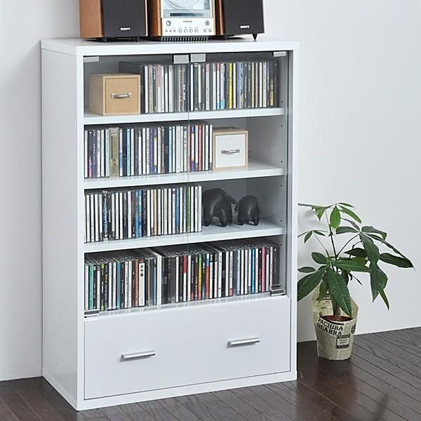 Doris オープンシェルフディスプレイラック ウォルナット 棚板高