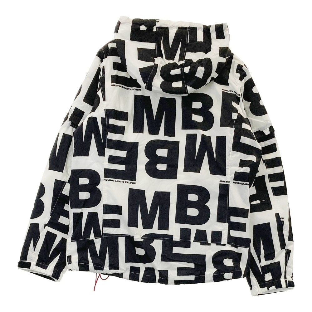 サイズ 0 MASTER BUNNY EDITION マスターバニーエディション 2WAY 中綿 ジップジャケット パーカー 総柄 ホワイト系 240101492800 ゴルフウェア レディース ストスト