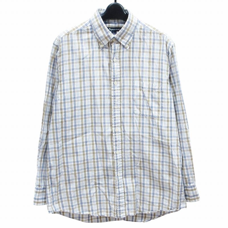 Aquascutum(アクアスキュータム) チェック柄シャツ | 少し