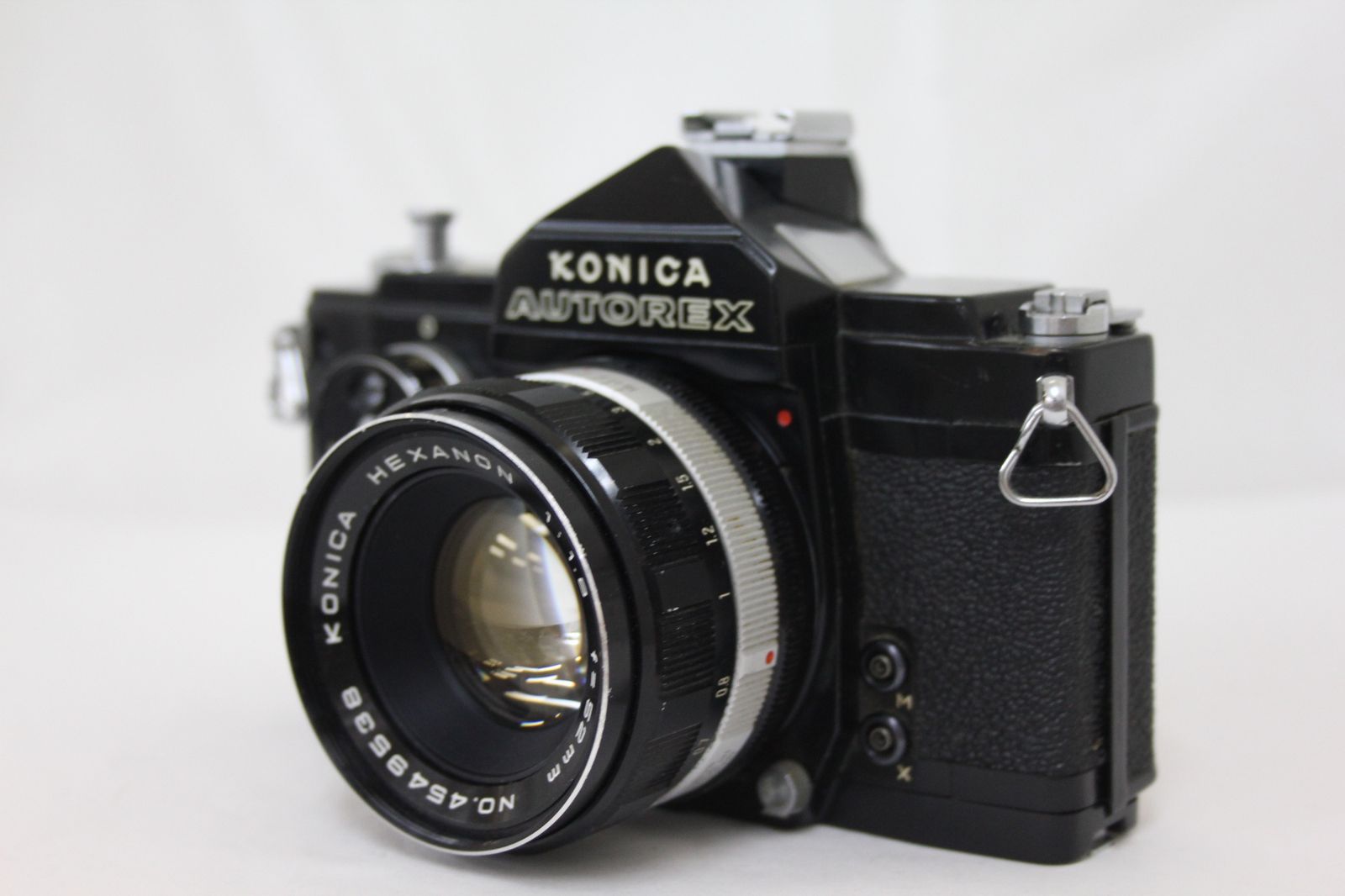 品 コニカ Konica Autorex ブラック Hexanon 52mm F1.8 ボディ レンズセット e120