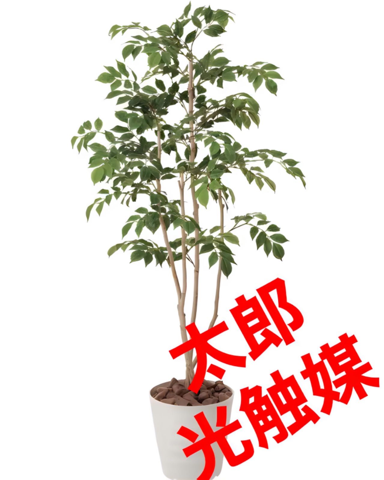 光触媒 人工観葉植物 ウォールグリーン マウンテンアッシュ1.3m