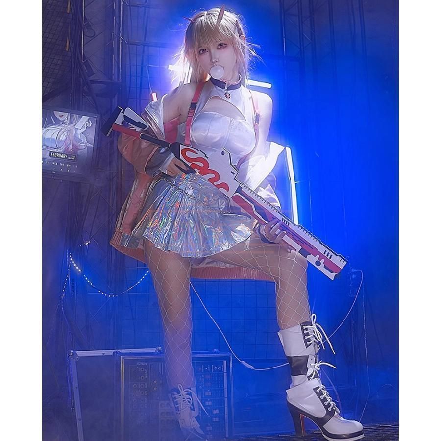 勝利の女神 NIKKE 毒蛇 バイパー コスプレ衣装 ウィッグ 靴 道具別売り