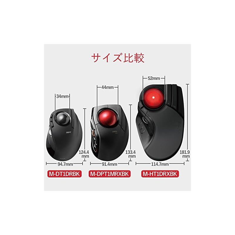 トラックボール人差指