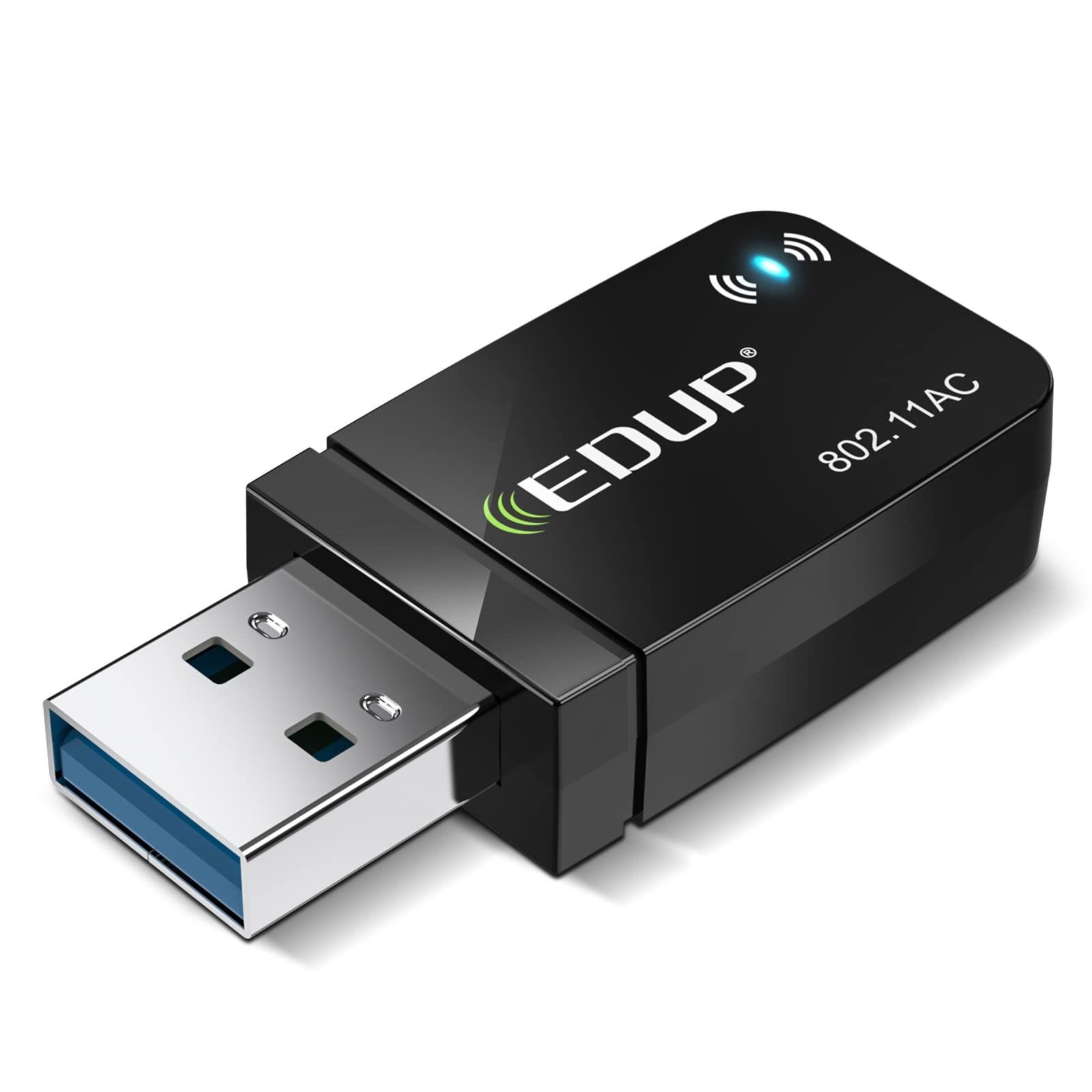人気商品 EDUP WiFi 無線LAN 子機 1300Mbps USB3.0 WIFIアダプター デュアルバンド 802.11ac技術 2.4Ghz|5Ghz 高速通信Windows11|10|8.1|8|7| XP|Vista|Mac OS X 対応 P