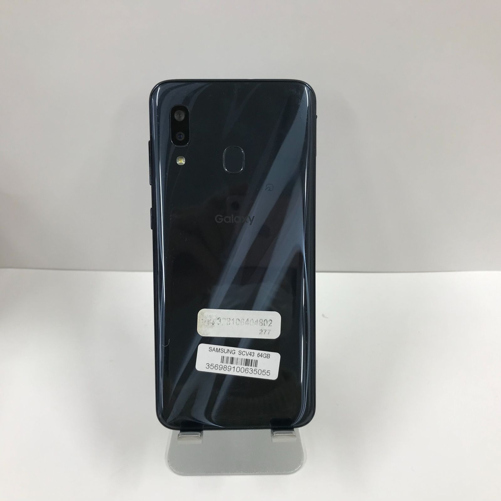Galaxy A30 SCV43 UQ ブラック 本体 n05930