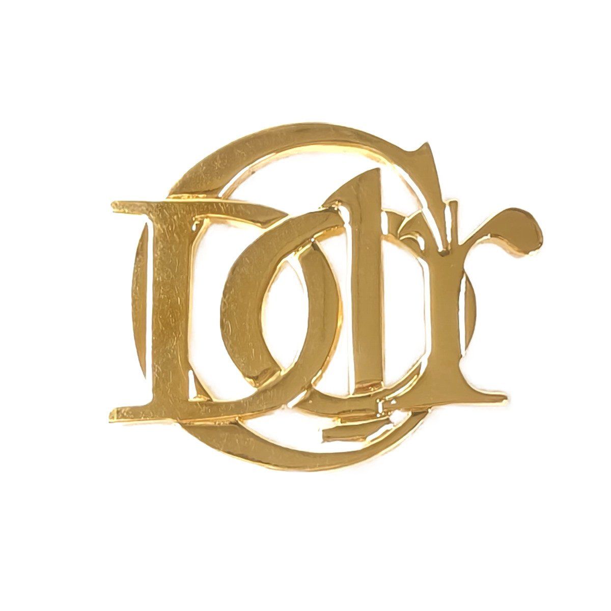 Christian Dior クリスチャン・ディオール ロゴ ブローチ
