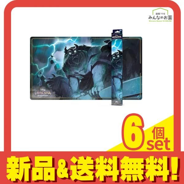 ディズニー ロルカナ TCG 日本語版 公式プレイマット 野獣 人嫌いの世捨て人 1枚入 6個セット