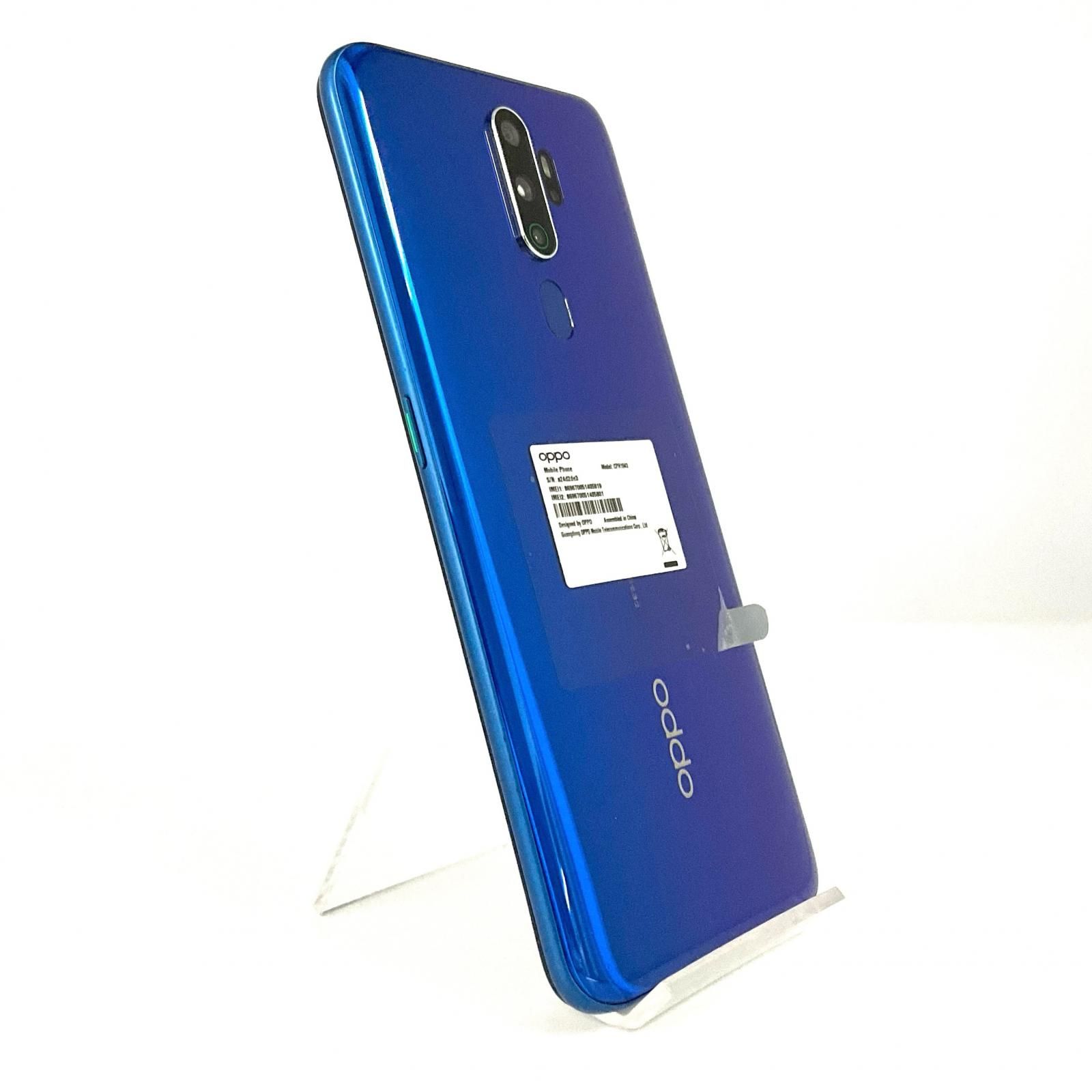 【美品】OPPO A5 2020 ブルー（楽天モバイル版）SIMフリー OPPO A5 2020 used Android ブルー 楽天モバイル SIMフリー 【公式通販】