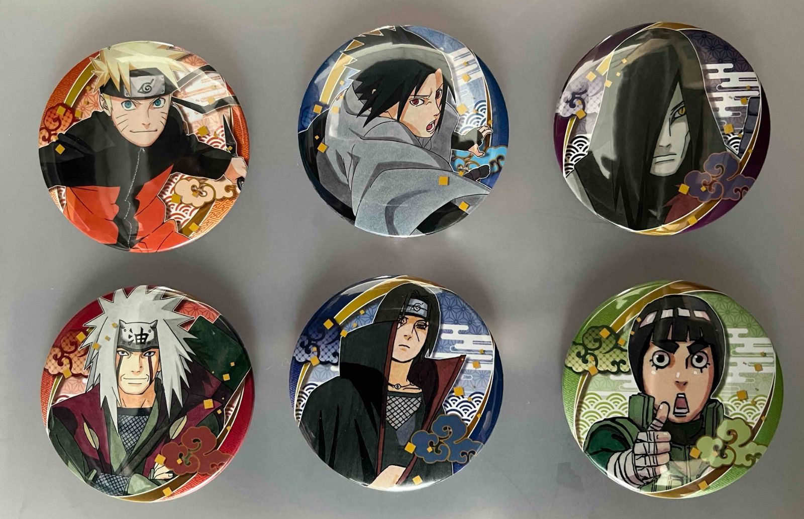 NARUTO ナルト コレクション缶バッジ 6種セット ( うずまき