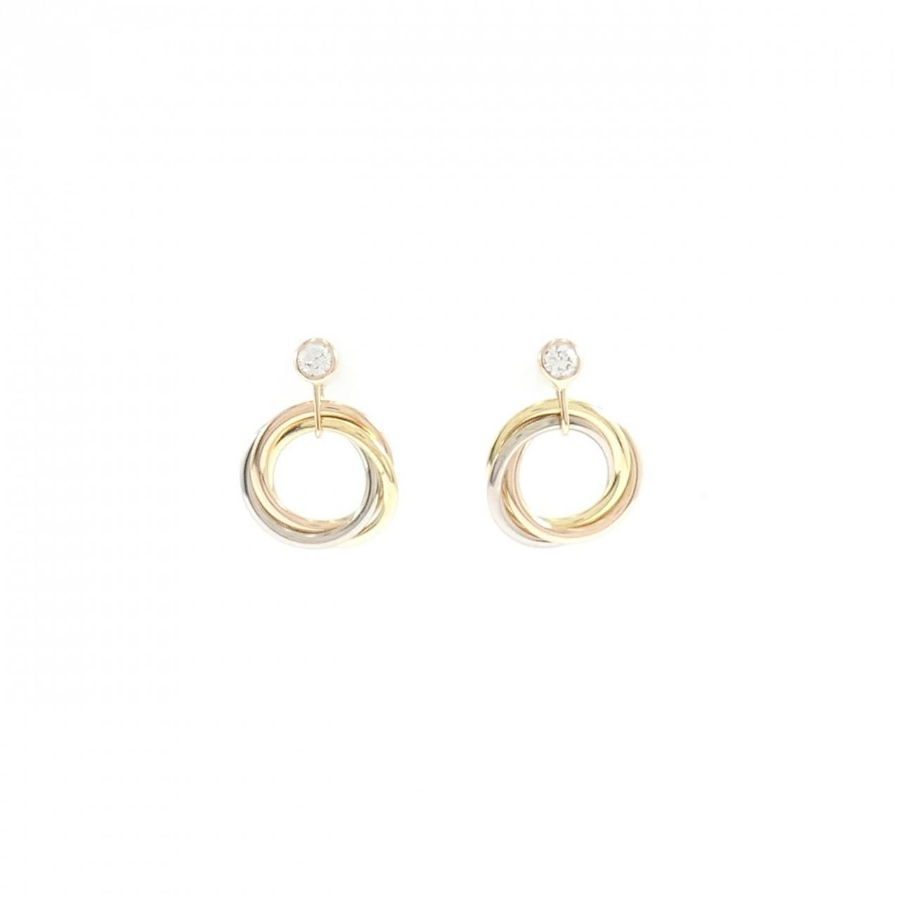 美品カルティエ トリニティ ピアス トリニティ ピアス[] Trinity Earrings | カルティエ 中古